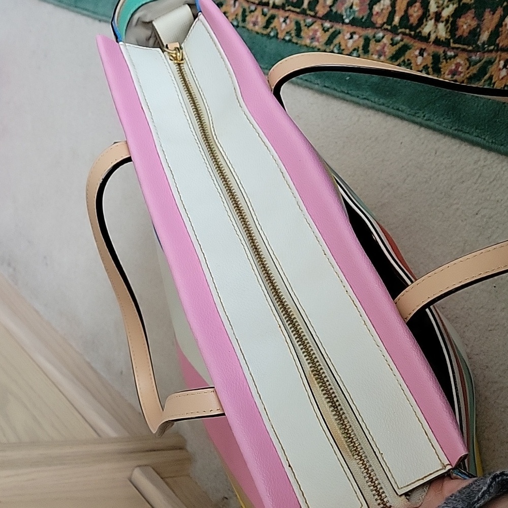 Kate Spade Colorful Striped Tote for laptop - Picture 5 of 10